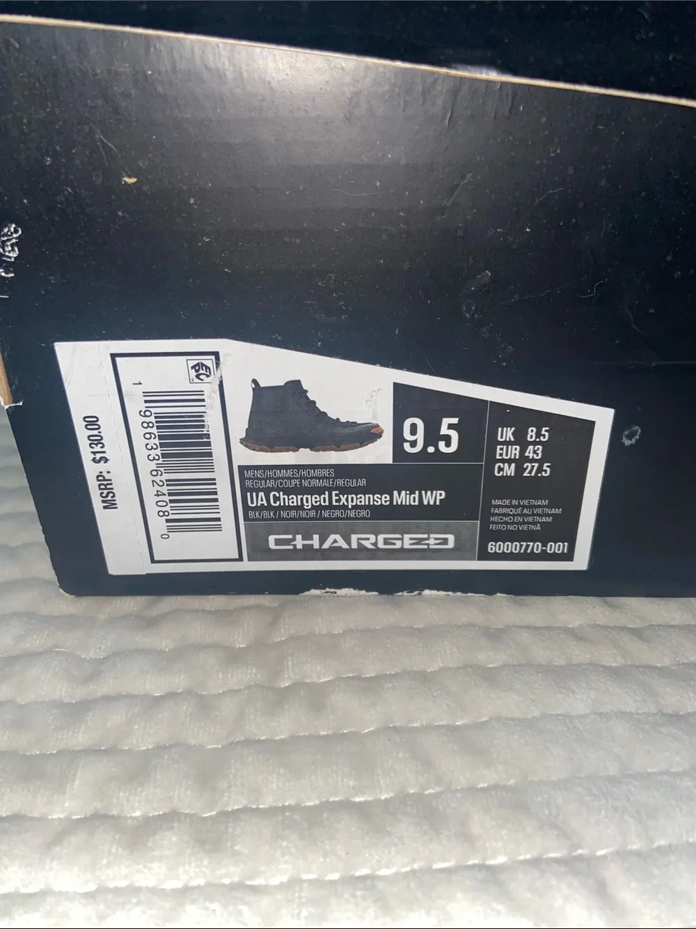 Under Armour Men’s Charged Expanse Mid WP